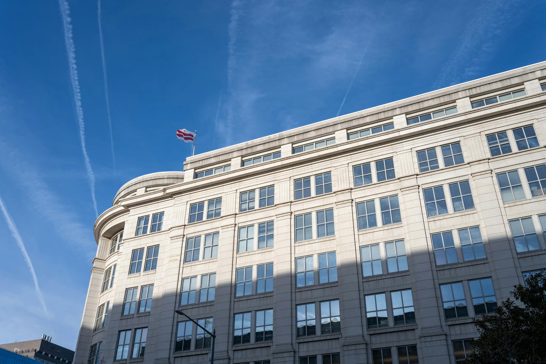 CFTC headquarters building with agency seal