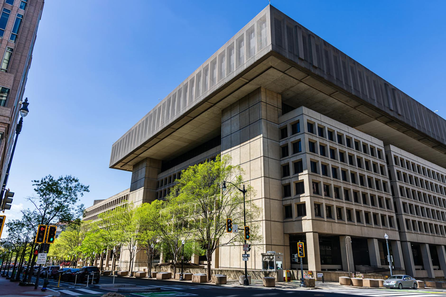 Modernist government building in Washington, D.C.