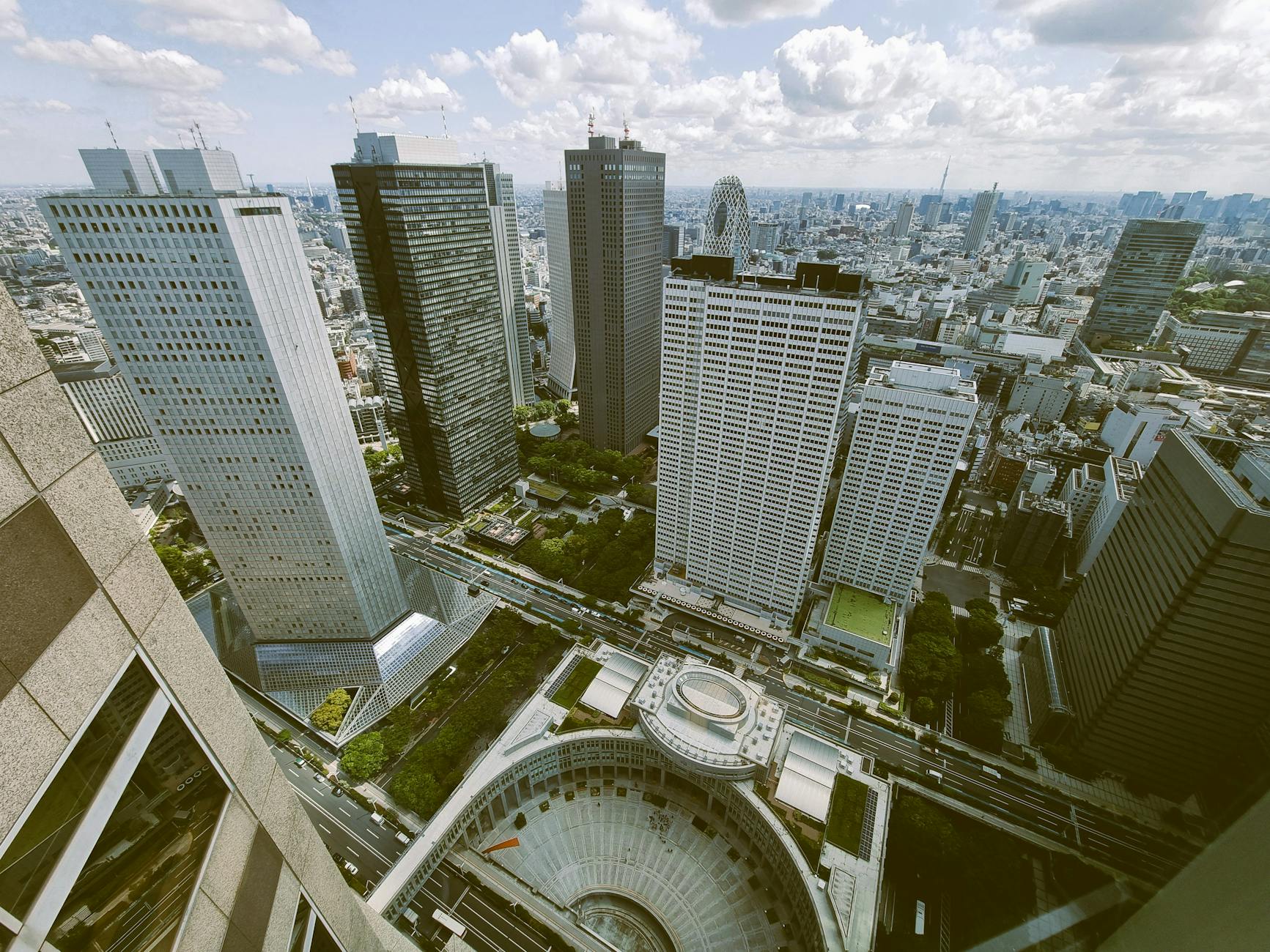 Aerial view of Tokyo skyscrapers in Shinjuku, reflecting Japan's push to modernise financial-market infrastructure