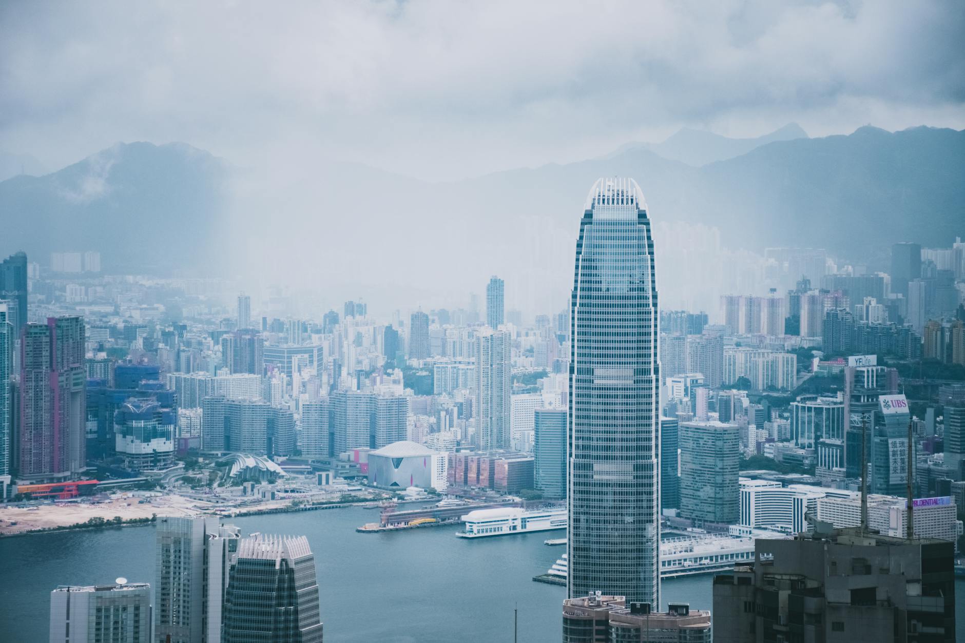 Exchange Square in Hong Kong's Central district, where Hong Kong's market regulator and financial firms sit close to the enforcement system.