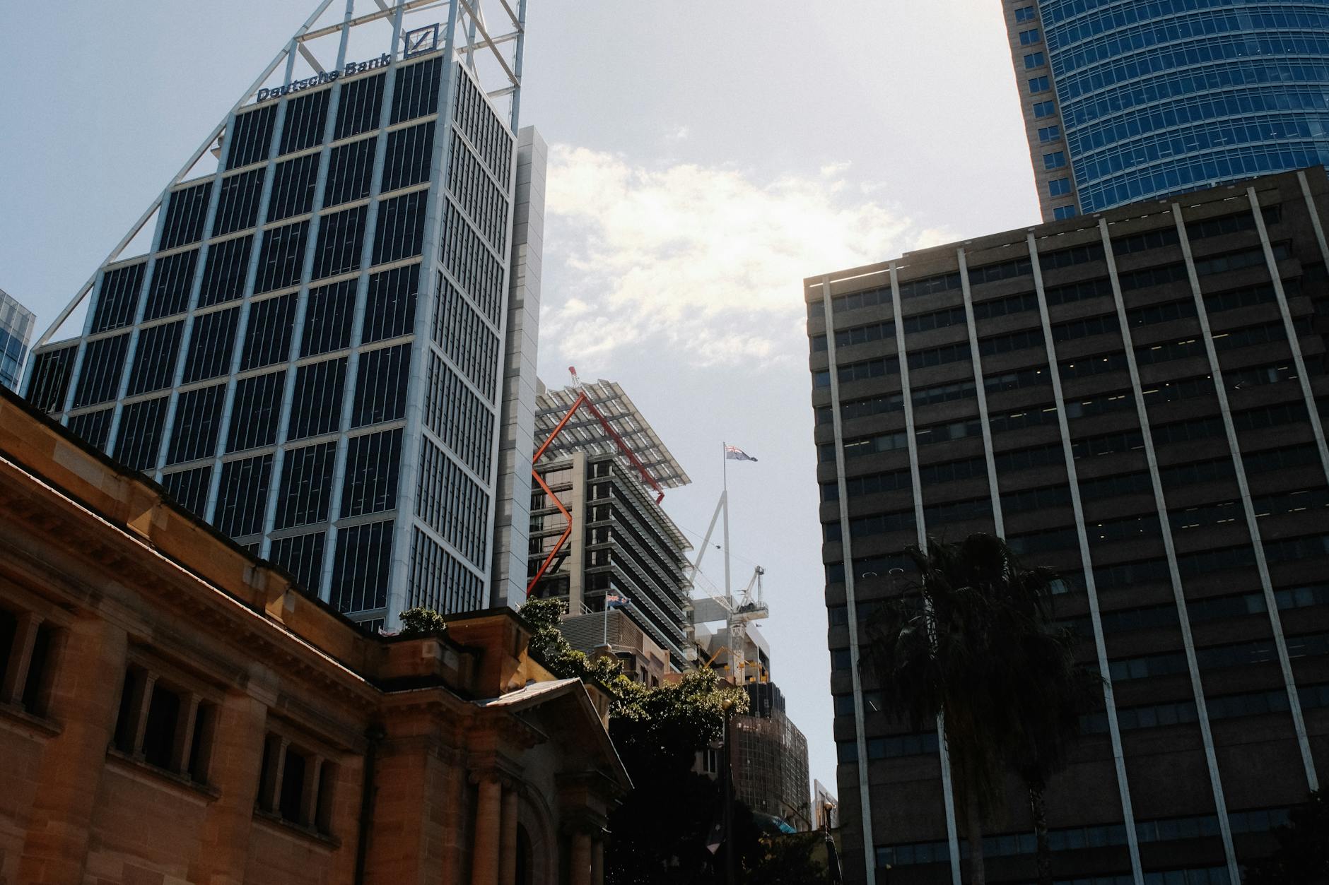 Sydney office towers in the central business district