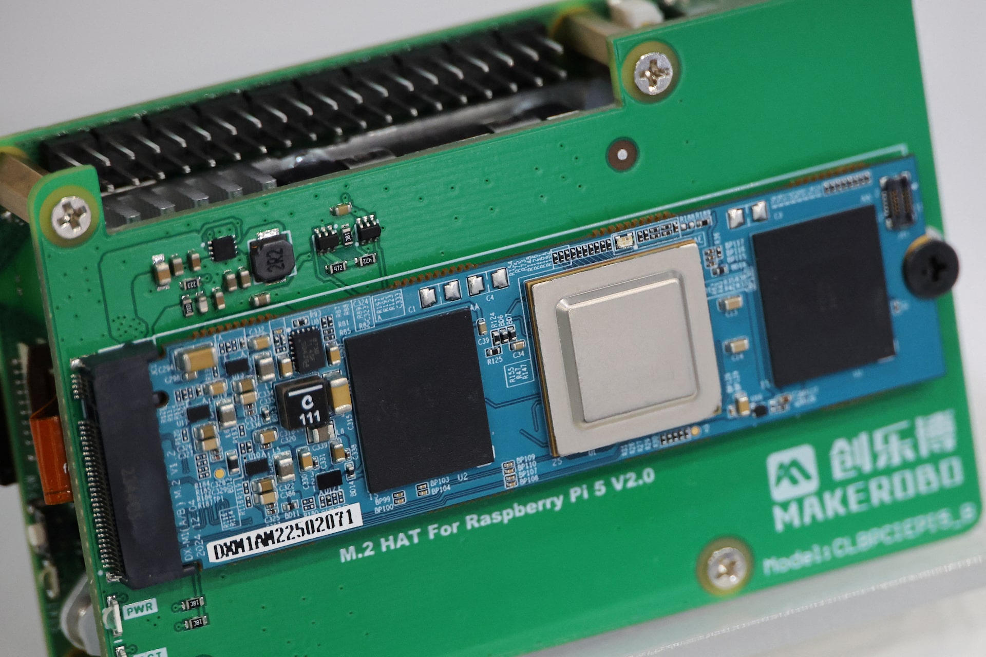 DEEPX's DX-M1 AI chip on display at the 2025 Korea Tech Festival