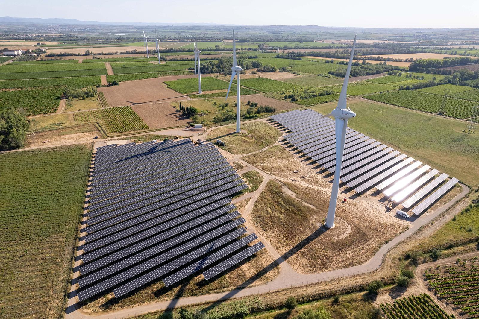 TotalEnergies solar installation in France