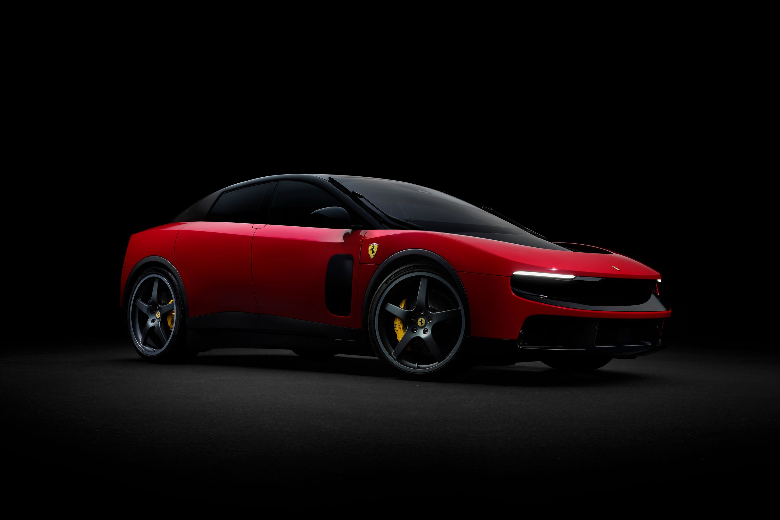 Ferrari Luce electric vehicle unveiled in Rome