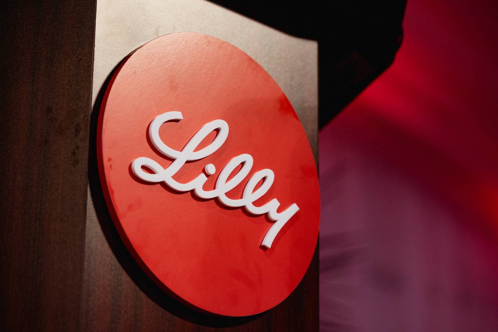 The Eli Lilly logo appears on one of the company's offices in San Diego, California, U.S.