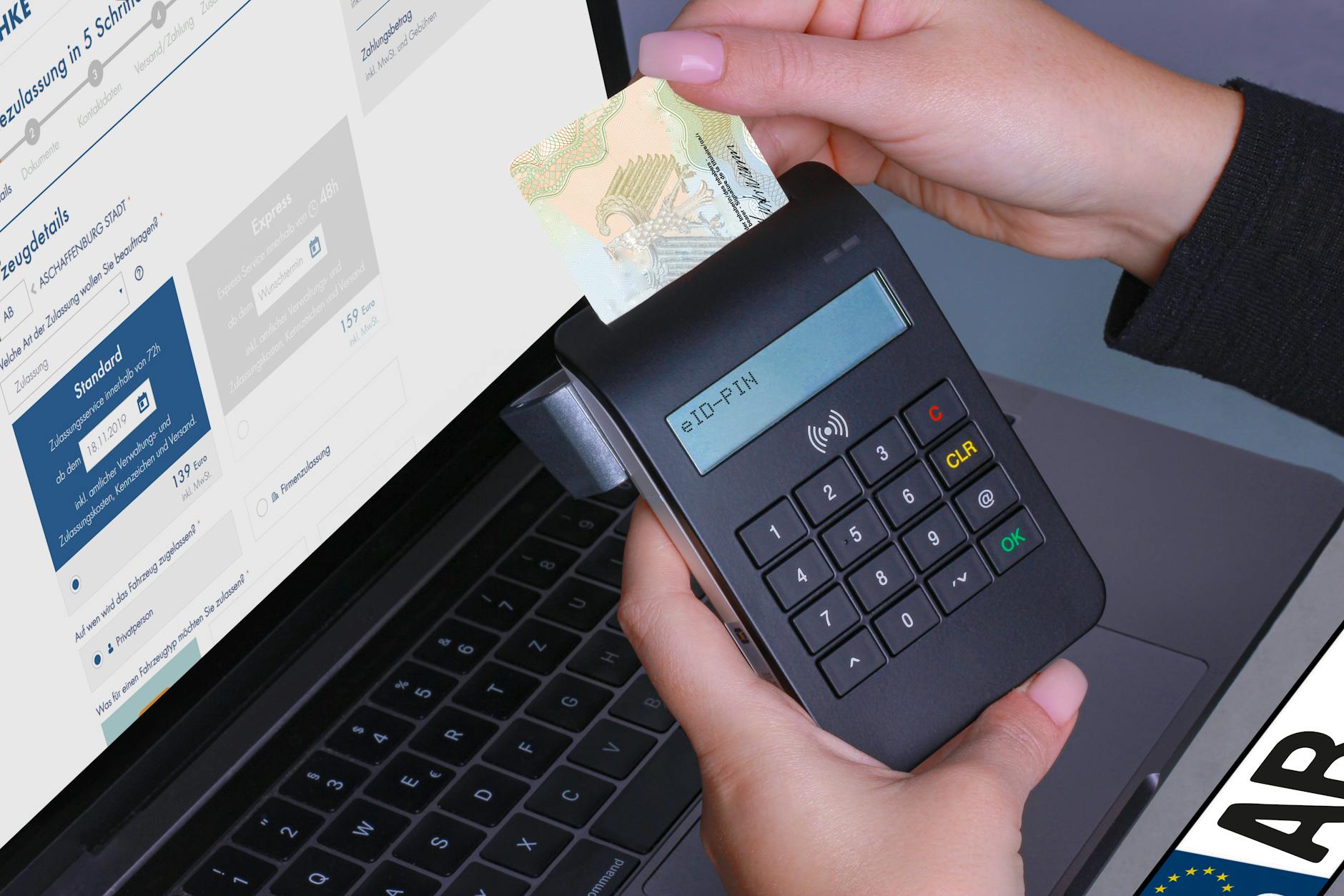 Digital payments and banking concept illustration