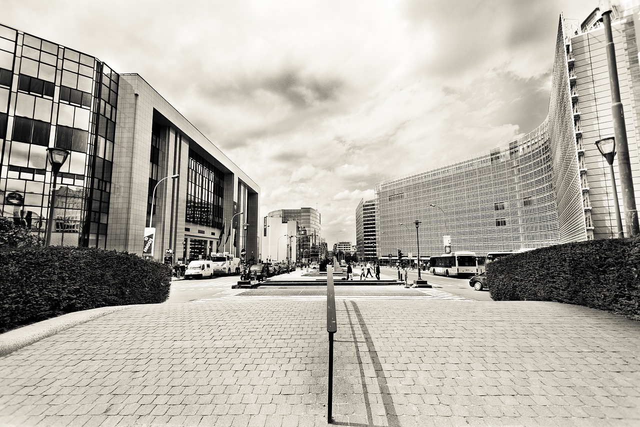 European Commission building in Brussels, where merger policy is being rewritten