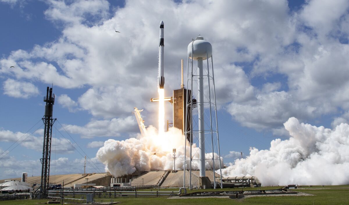 SpaceX rocket launch linked to the company's planned IPO