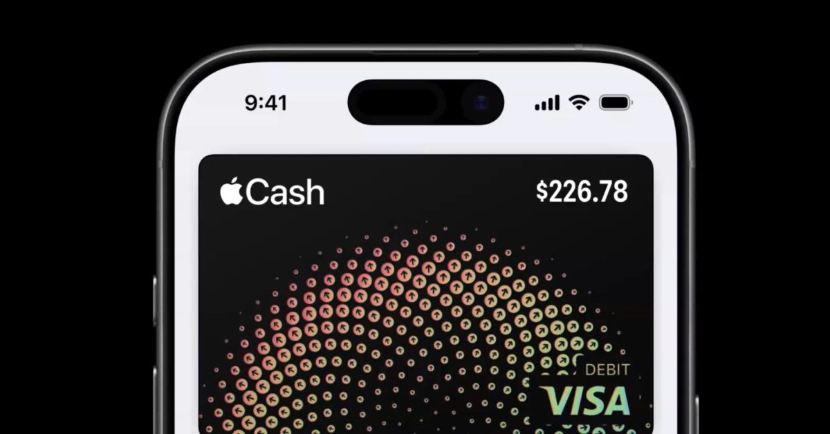 Apple Cash graphic illustrating mobile wallet payments