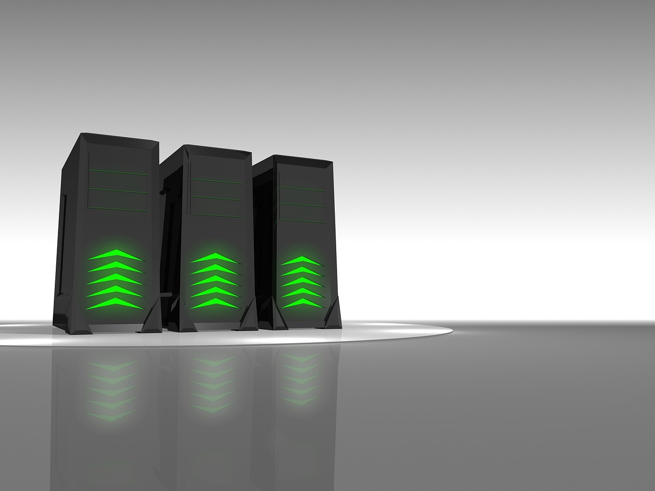 Server racks representing Oracle's AI data-center buildout
