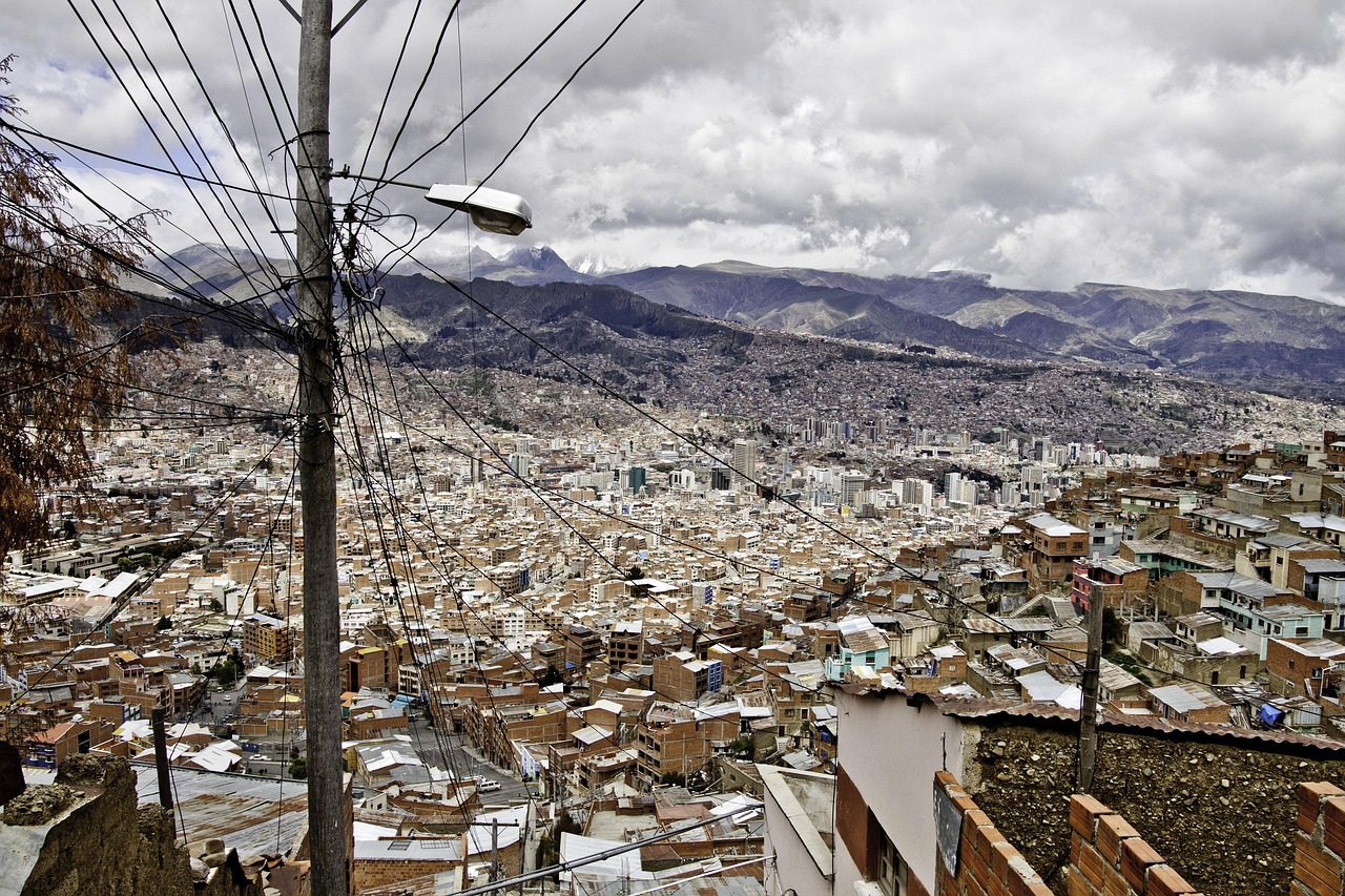 Skyline of La Paz, Bolivia, as the country shifts to a flexible exchange-rate regime