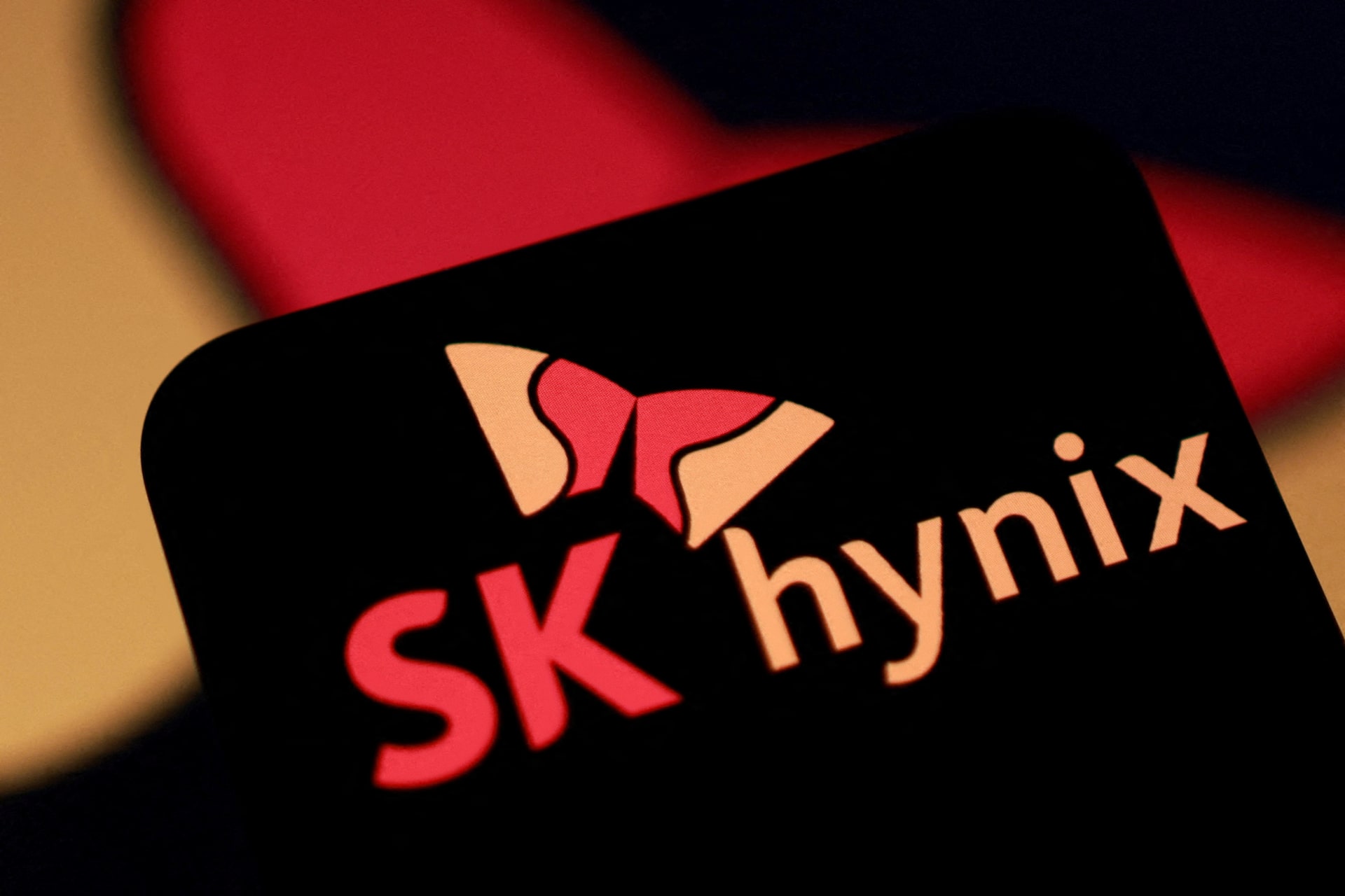 The SK hynix logo in this illustration taken June 11, 2026.