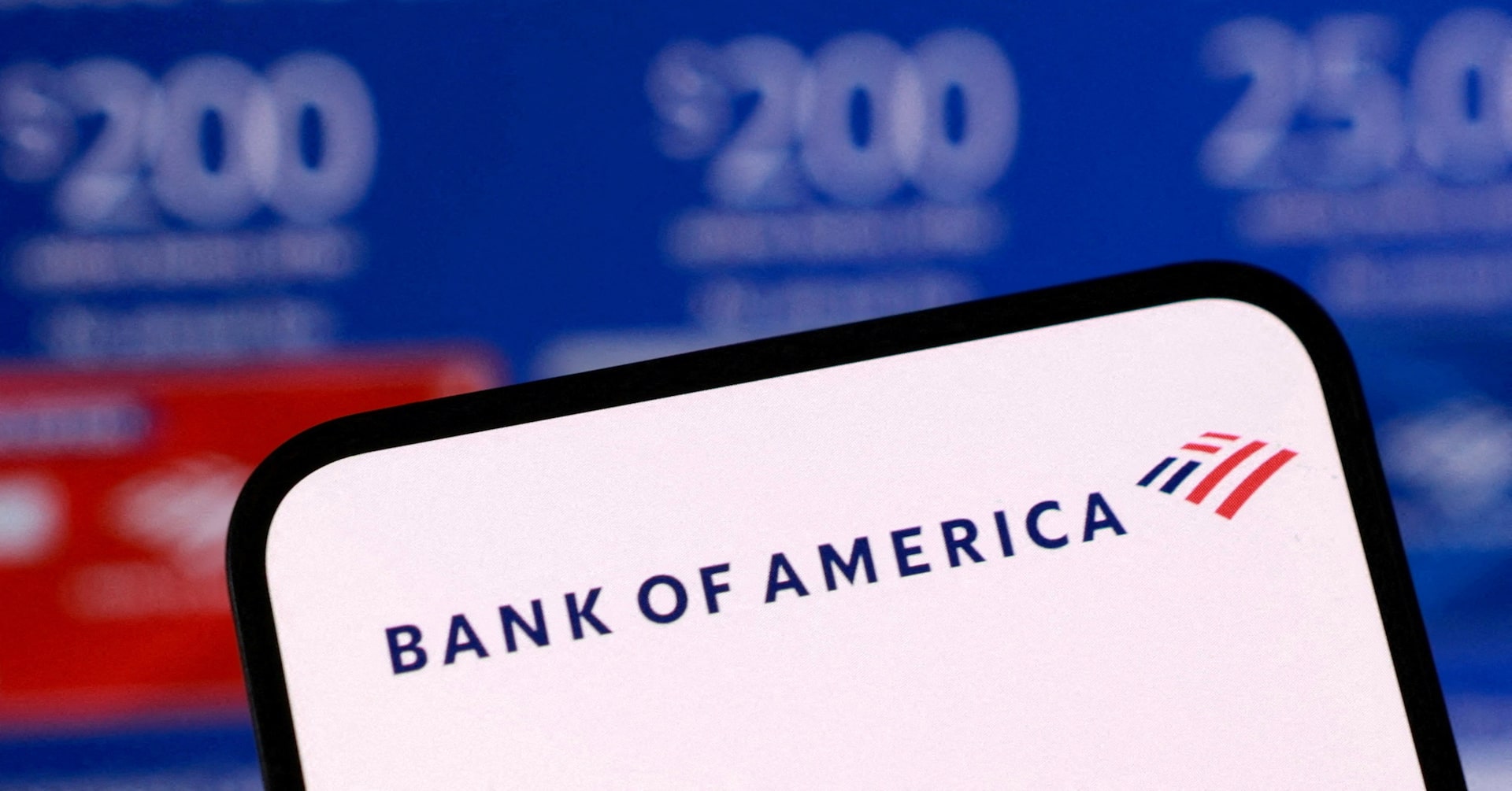 Bank of America logo appears in this illustration taken December 1, 2025.