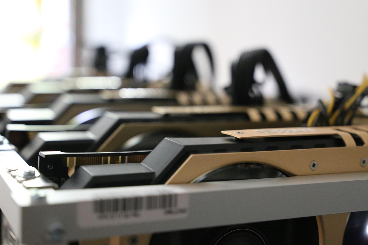 Crypto mining illustration