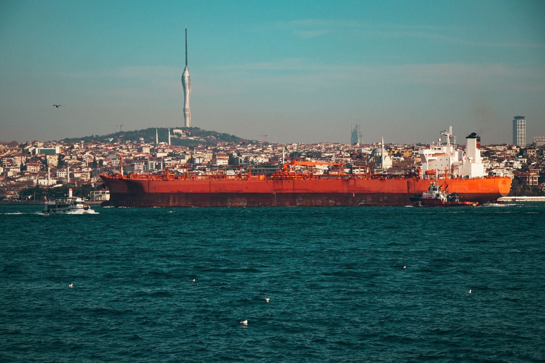 Oil tanker traffic captures the shipping bottlenecks and supply risk that can keep euro-zone energy costs elevated.